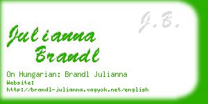 julianna brandl business card